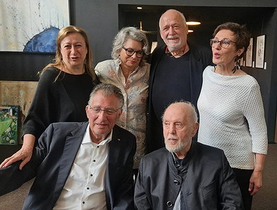 Daniel Barenboim festeggiato a Bayreuth (Foto dalla pagina Facebook di Daniel Barenboim)