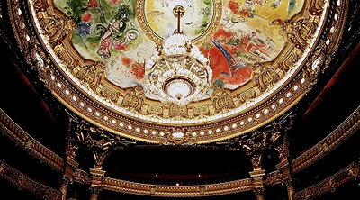 Il plafond di Marc Chagall al Palais Garnier ©Jean-Pierre Delagarde/OnP